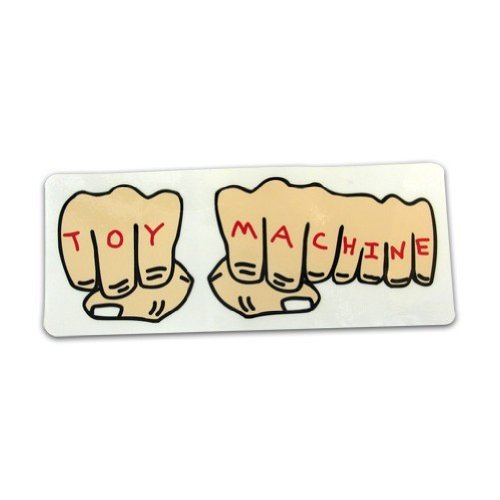 Toy MachineSkateboard Fists Logo Sticker 3" x 7.5"