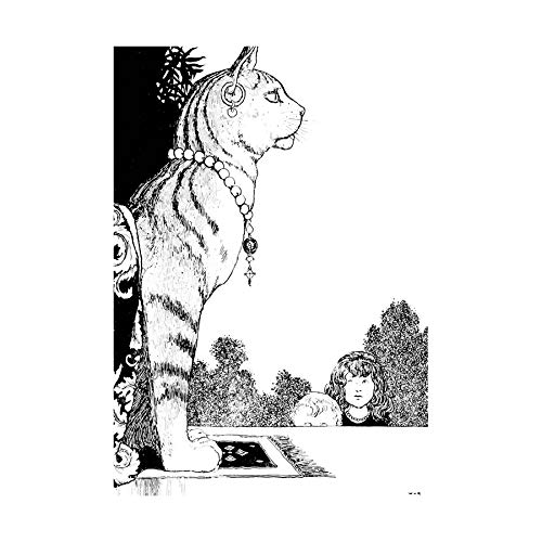 Wee Blue Coo Arabian Cat Heath Robinson Wall Art Print