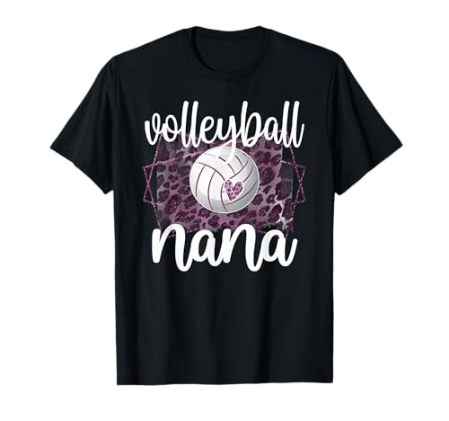 Volleyball Nana Grandma Of Volleyball Player Nana T-Shirt