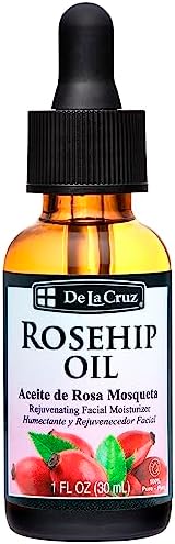 De La Cruz 100% Pure Chilean Rosehip Seed Oil, Cold Pressed, 1 fl oz
