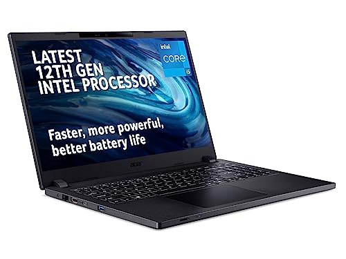 Acer TravelMate P2 TMP215-54 i5-1235U Notebook 39.6 cm (15.6") Full HD Intel® Core™ i5 8 GB DDR4-SDRAM 256 GB SSD Wi-Fi 6 (802.11ax) Windows 11 Pro Black (Renewed)