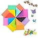 Produktbild 200 Blatt Doppelseitiges Origami, Farb Origami Set, Dekoratives Büttenpapier, DIY Farbpapier für Kinder und Erwachsene, Handwerkliches Faltpapier,Multifunktionales Origami,15 x 15 cm