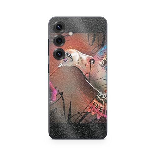 Glossy Glitter Phone Skin Compatible with Samsung Galaxy S25 - Cyborg Nature - Premium 3M Vinyl Protective Wrap Decal Cover - Easy to Apply | Crafted in The USA by MightySkins