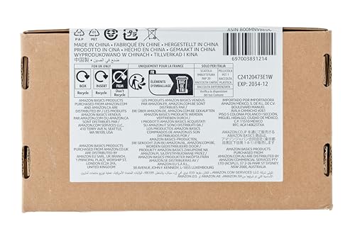 Amazon Basics 48-Pack AA Alkaline High-Performance Batteries, 1.5 Volt, 10-Year Shelf Life