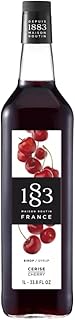 1883 MAISON ROUTIN FRANCE, Cherry Syrup, Glass Bottle, 1 Liter, Made in France