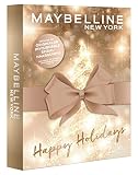 Maybelline New York Adventskalender 2022 mit Kosmetik hinter 24 Türchen, Beauty Weihnachtskalender mit Schminke und Make Up, 1 Stück
