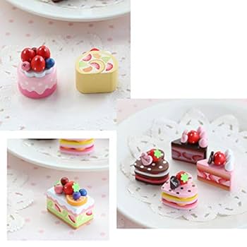 マザーガーデン♡ケーキセット Amazon.co.jp: マザーガーデン 木製 ミニケーキ 7個セット