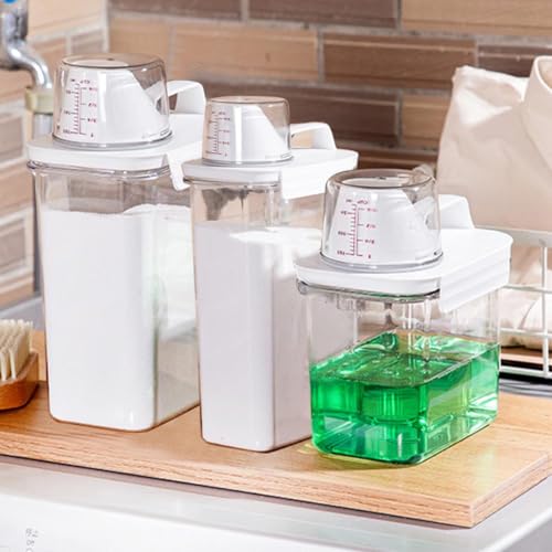 Porta Dispenser Pote Sabão Amaciante Lavanderia Raçao Cereal Arroz Graos Farinha 2l