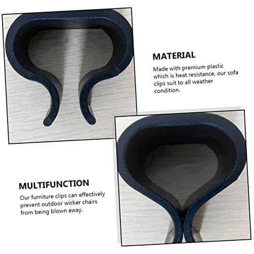 Yardwe 10 Pçs Clipe De Móveis De Sofá Clipes De Móveis Ao Ar Livre Prendedores De Sofá Clipe De Alin