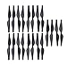 Produktbild 20PCS Gierachse Flugzeug Paddel für DJI TELLO Aerial Fotografie Drohne Zubehör Fernbedienung Flugzeug Propeller Schwarz