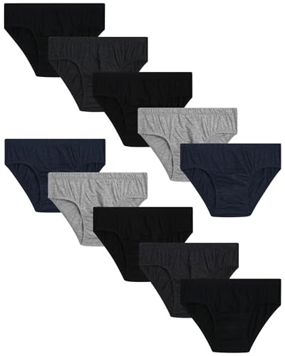 Van Heusen Men's Briefs - 10 Pack Performance Low Rise Briefs with Contour Pouch - Comfort Stretch Underwear for Men (S-XL)