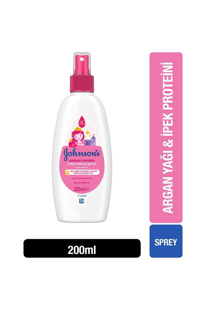 Johnson's Baby Işıldayan Parlaklık Kolay Saç Tarama Spreyi 200 mL