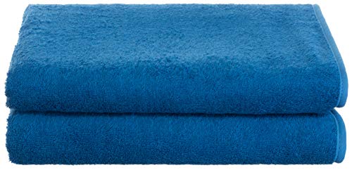 Brandsseller Frottierdecke Sommerdecke Picknickdecke Wohndecke 100% Baumwolle 150 x 200 cm Blau