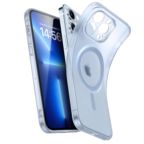 ESR for iPhone 13 Pro Max Case for MagSafe, Transparent, Frosted Blue