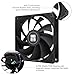 Thermalright TL-C12C X5 CPU Fan,Black Cooling, Fan in The unlit Version，Establish Ties or Contact PC Fan with 1550RPM Speed, 120mm Computer Case Cooler,PWM Control for Case and Liquid Cooler