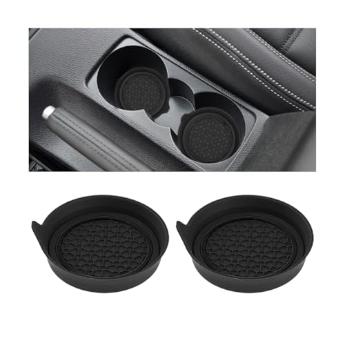 2PCS Portavasos de silicona antideslizante para auto miniatura 1