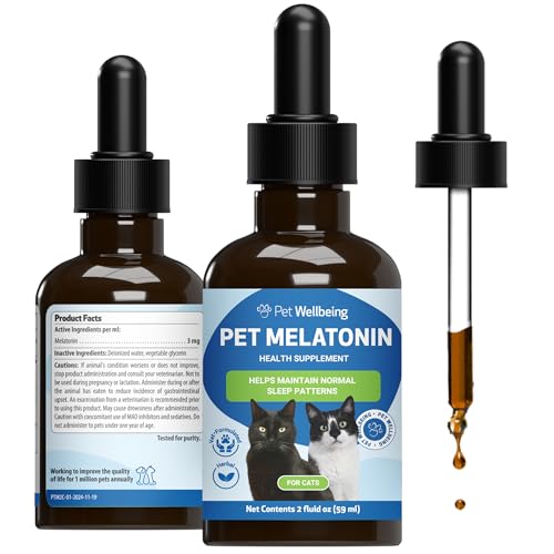 Pet Wellbeing Pet Melatonin for Cats - Vet-Formulated Holistic Feline