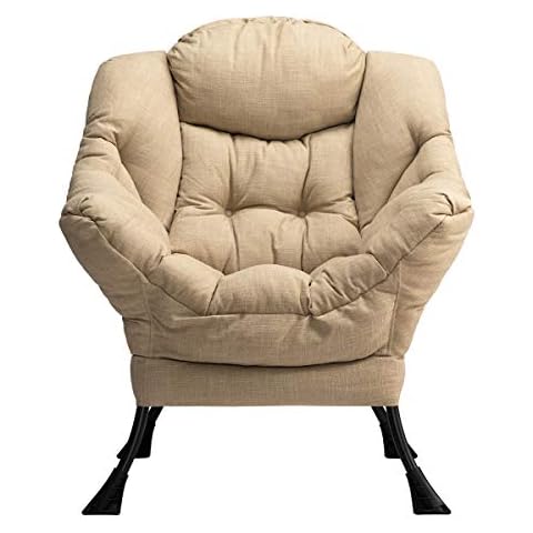 HollyHOME Modern Fabric Lazy Chair Cover