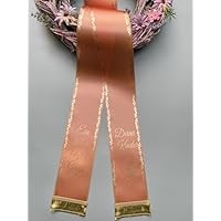 Trauerschleife Personalisiert - SuperSatin Band Mit Wunschtext Für Grabgesteck