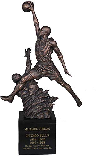 Wsimei Ornaments Statues Sculptures Basketball Athlete Sculpture Basketball Souvenir Sculpture Basketball Superstar 23 Player Sculpture Basketball Fan Souvenir #TOP17