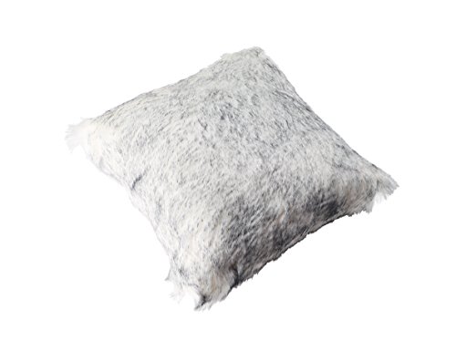 décoratifs de Ivoire Couvre-lit en Fausse Fourrure Taie d'oreiller Housse de Coussin 45,7 x 45,7 cm pour canapé Décoration de la Maison 1 PC Cover