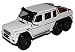 Produktbild Welly Mercedes-Benz G-Klasse G63 AMG 6x6 Weiss 1/24 Modell Auto mit individiuellem Wunschkennzeichen