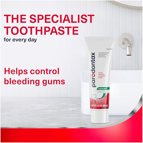 Parodontax Clean Mint Toothpaste For Gum Health, Helps Cavity Prevention, Anticavity And Antigingivitis - 3.4 Oz x 3 - Thumbnail 2
