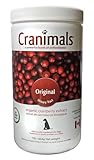 Cranimals Original Urinary Tract Pet Supplement - 6 Month Supply, 1 LB/454g JAR, clinically Proven Organic Cranberry Remedy for recurrent UTIs, Struvite Crystals & Stones, Includes Free UTI Test