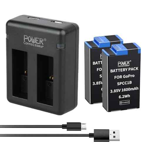 Go Pro�Ή� �J�����p�����o�b�e���[(2����) ACBAT-001 GOPRO MAX - 3.85V�A1600mAh �݊�USB�[�d�� GoPro SPCC1B�yPSE�F�؍ς݁z2026FX