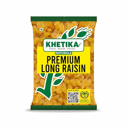 Khetika Premium Long Raisin 500g | Long Kishmish | Naturally Dried Kishmish (B0D5CPJK4L) Amazon Price History, Amazon Price Tracker