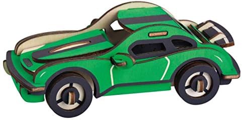 3D Jigsaw Puzzles DIY Wooden Porsche 911 Sport Car Model Toy Kits