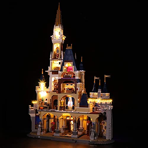 KCGNBQING LED-Beleuchtungsset für Lego Disney Castle - Kompatibel mit Lego 71040 Bausteinen Modell, Nicht Enthalten das… – Bild 4