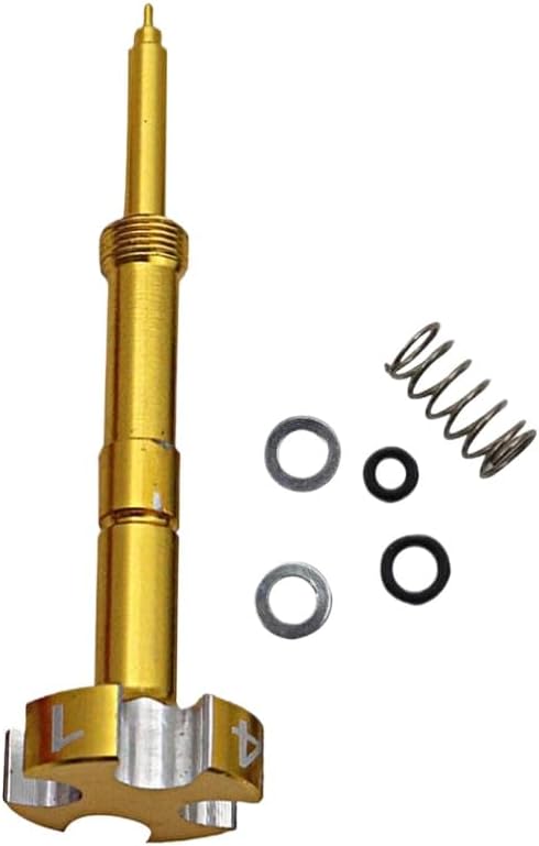 Air Fuel Mixture Adjustment Screw Compatible with CRF TRX YZF WR WRF KLX KX RMZ 250 450 525 FCR Carburetor Models(Yellow)