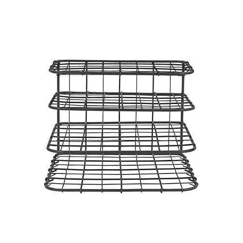 Spectrum Diversified A75076 Plate Rack, Lid Holder Bakeware Kitchen Cabinet Cupboard Organizer, One, Industrial Gray #TOP6