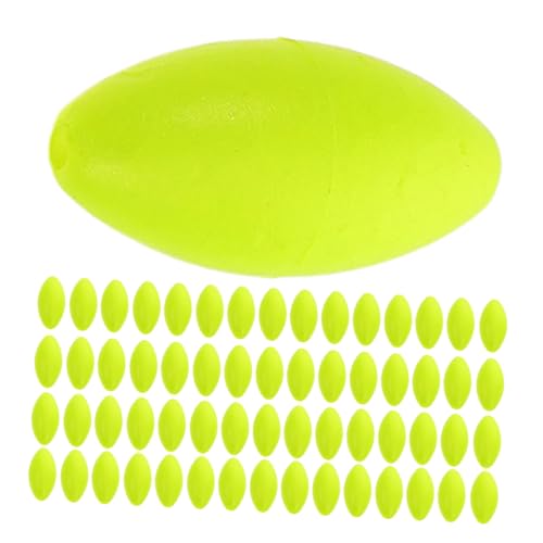 ROMISBABA 200pcs Foam Fishing Floats Olive Shape Bright Colors Stable Performance Reduced Water Resistance for River Ocean All Water Types Fishing Tackle Accessories