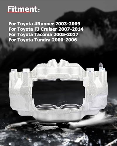Image of cciyu Front Left /Right Disc Brake Caliper Assembly 19-2984 2003-2009 For Toyota For 4Runner,2007-2014 For Toyota For FJ Cruiser,2005-2023 For Toyota For Tacoma,2000-2006 For Toyota For Tundra