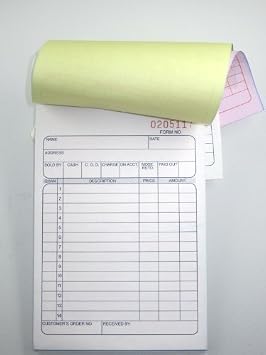 Order Book 33 Triplicate Forms Carbonless 3 Copys - Wholesale Lot of 10