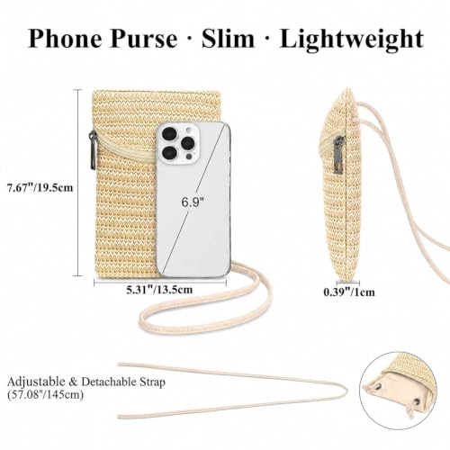 Image of Small Crossbody Women Cell Phone Purse Wallet Bag With Shoulder Strap