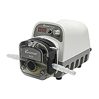 Kamoer DIP1500 Peristaltikpumpe, 24 V, 1500 ml/min, intelligenter hoher Durchfluss, variable Geschwindigkeit, 0,1-400 U/min, Flüssigkeitsdosierpumpe, 3 Rotoren, LED-Display, RS485, 7,9 mm x 11,1 mm