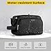 Vorspack Travel Toiletry Bag - Water Resistant Travel Bag for Toiletries, Cosmetics, Accessories, Gifts for Men - Black