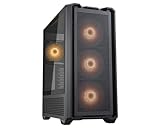 Cougar MX600 RGB Full Tower PC Case with 4 x ARGB PWM Fans, 5 x strategically Placed Filters, The Premium Cable Management Features, 400mm GPU Capacity, 2 x USB-A and 1 x USB-C Ports (Black)