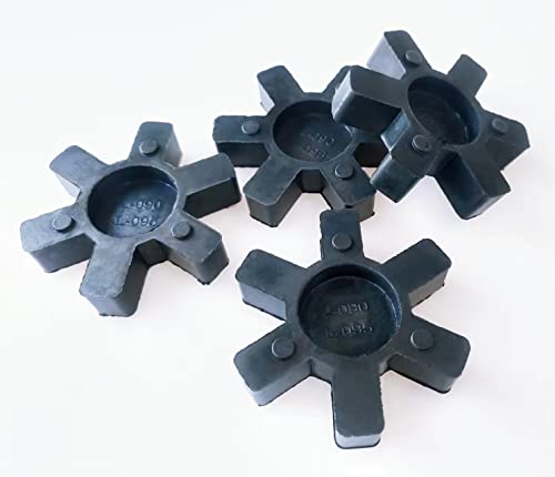 Generic 755642949667 4 Pcs L095 Flexible Nbr Rubber Spider Insert Solid Spider Center Inserts,Black,Suitable thumb #4