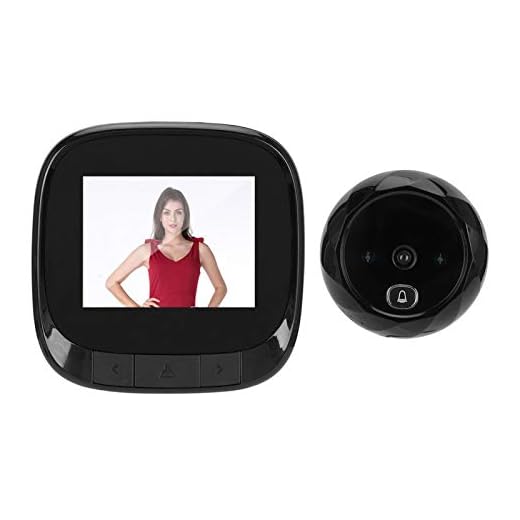 Dörrkikhål, Elektronisk dörrklocka IR Nattvision Dörrklocka, LCD-display Dörrkikare Kikhål Smart Dörrklocka Dörrklocka Kamera för hemmakontor