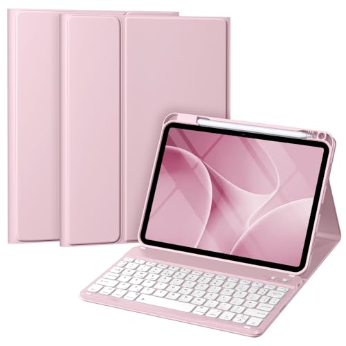 Vobafe Case with Keyboard for iPad A16 10th Generation 11 Inch 10.9