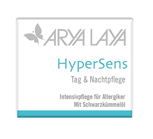 ARYA LAYA HyperSens Tag & Nachtpflege | Intensivpflege speziell für Allergiker| beruhigt, spendet Feuchtigkeit & unterstützt die natürliche Regeneration der Haut | 50 ml