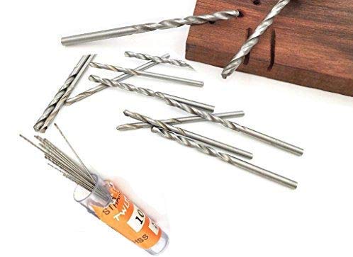 Image of DIY Crafts Pack Of 10 Pcs, Design No # 3, Micro Hss Drill Bits 0 5Mm Stra (Pack Of 10 Pcs, Design No # 3)