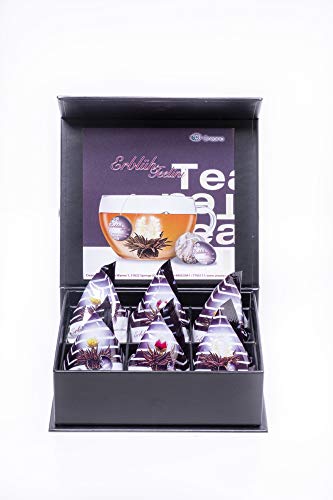 Creano Mix de 6 Flores de Té Télini - Té en Caja Elegante y Magnética con Relieve de Plata - Té Negro - Imagen 8