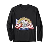 La liberté appelle le patriotisme de la signification du drapeau américain Manche Longue