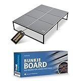 Meliusly Low Profile Bunkie Board Queen Size (60x80) - Non-Slip Breathable Bed Support Board for Slatted Bed Frame, Anti-Sag Under Bed Support, Noise Minimizing Moisture Resistant Bed Board