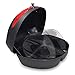 Todeco - Top Case pour moto, Coffre pour Casque - Matériau: PP - Dimensions: 59,5 x 43,5 x 31 cm - Noir, 52 Litre(s), avec Dosseret